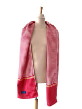 Le Grand Krama Origine Coquelicot dans son écrin en feuille de palmier - Homme